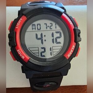 LAVAREDO Men's Digital Watch Alarm Water Resistant